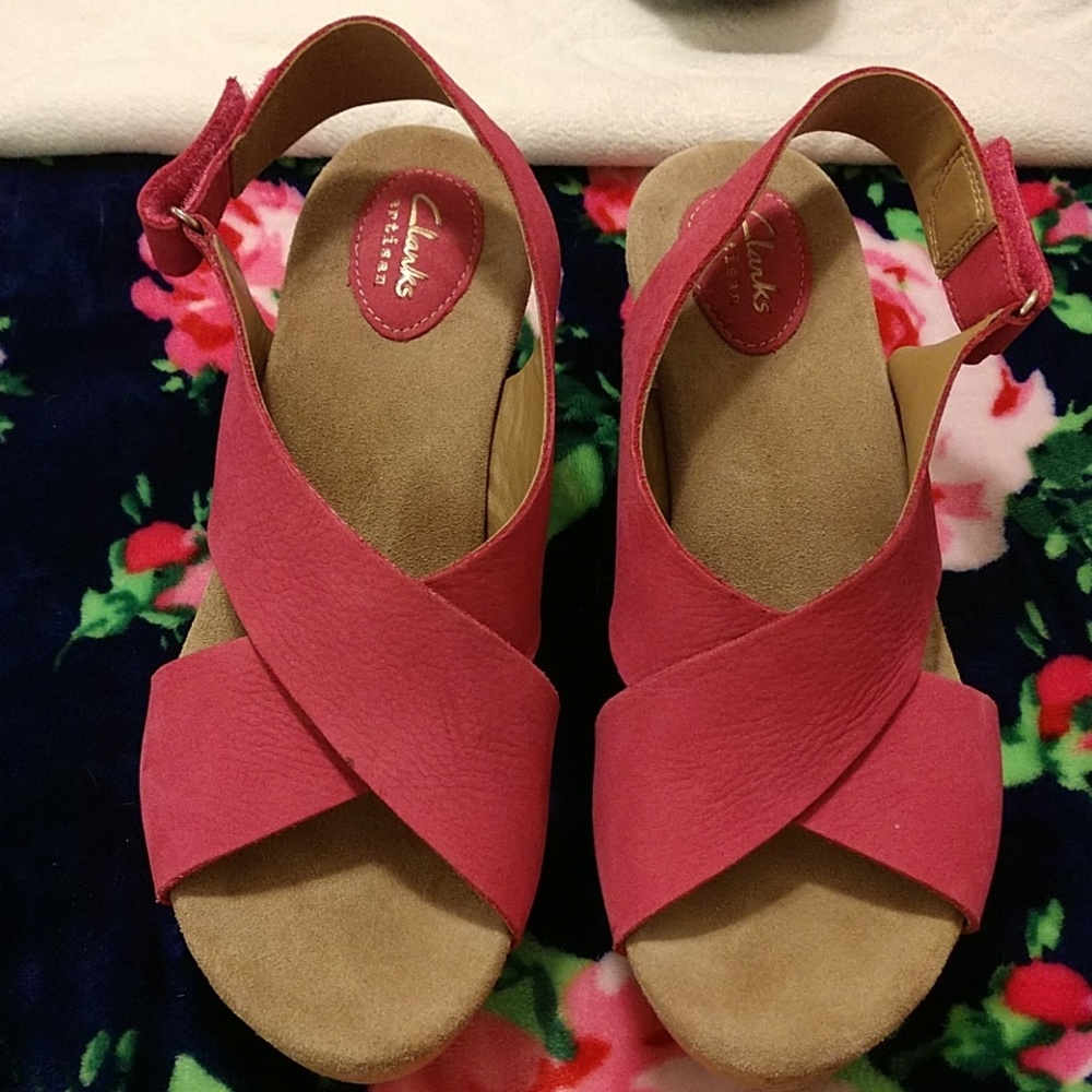 Clarks Artisan wedge sandales